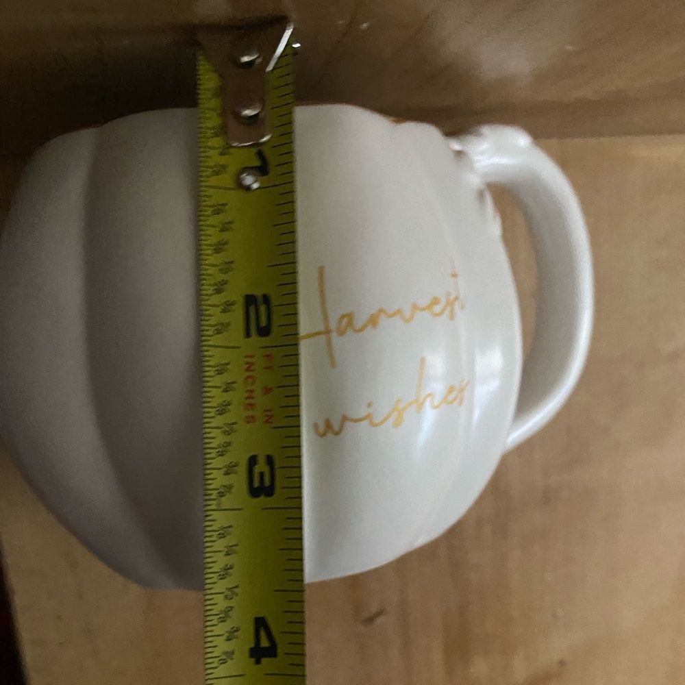NWT Large Coffee Mug Pumpkin Shape. Global Design Connections